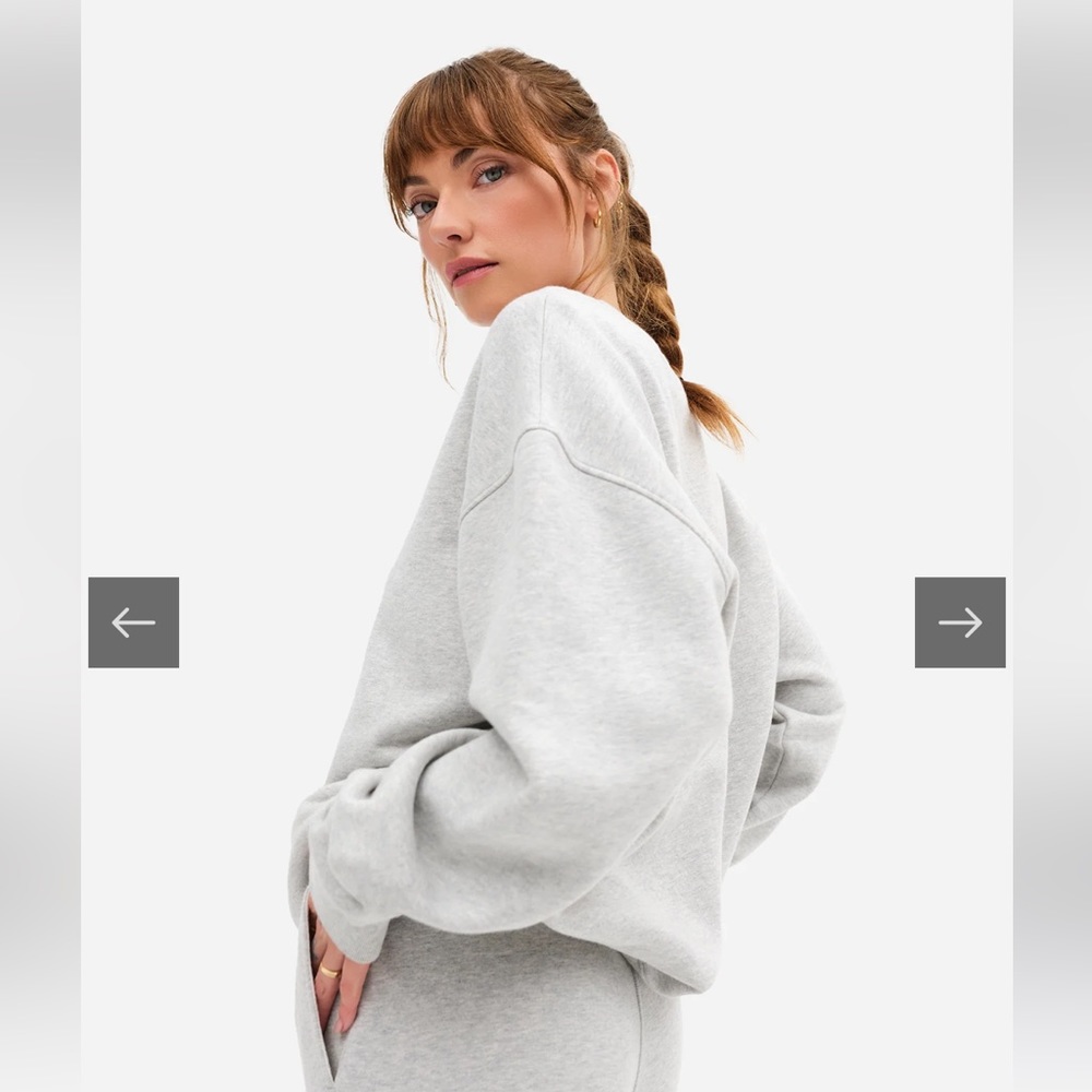 Nate The Label Oversized Fleece Sweatshirt XS/S